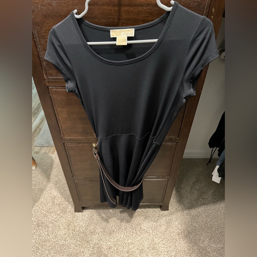 Michael Kors belted dress. Petite Small.